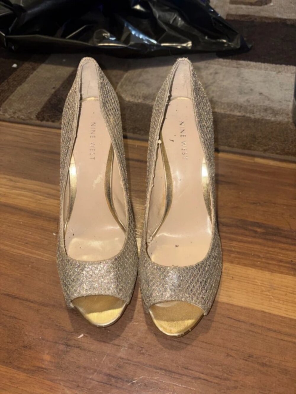 Glittery heels